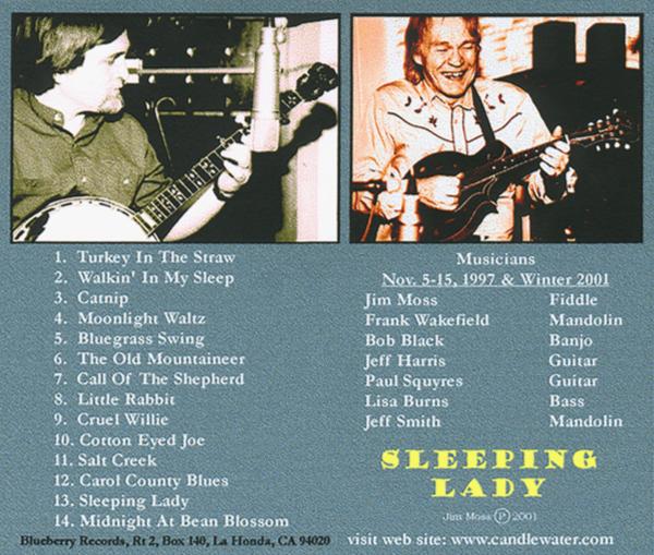 JIM MOSS FIDDLE MUSIC ON CD AND DVD